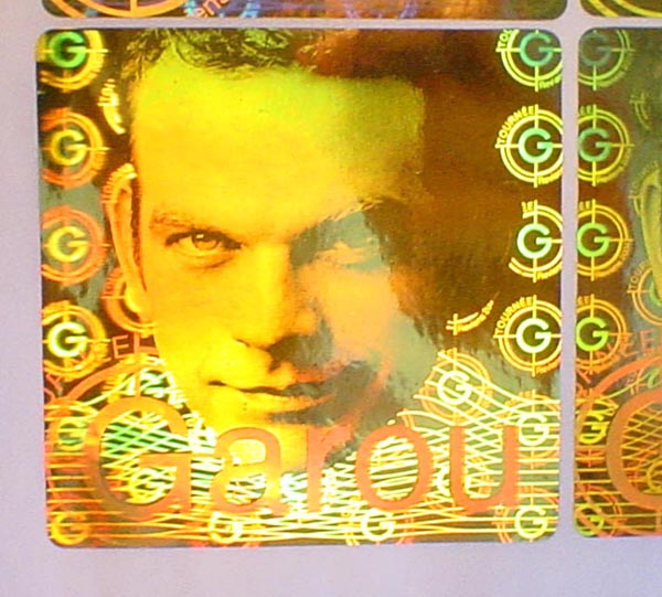 secure hologram sticker